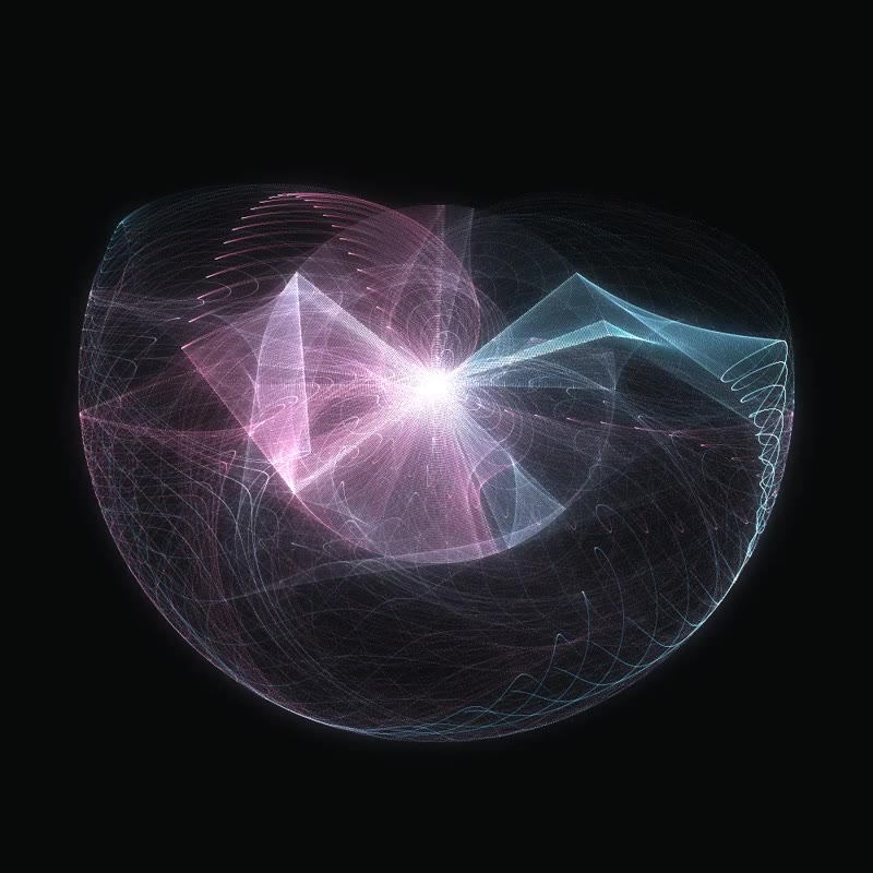 10,000 double pendulums start almost identical